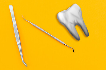 dental instrument and artificial tooth
