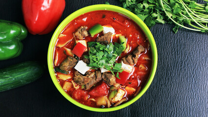 Beef noodle soup, chinese taiwanese cuisine, vegetables,