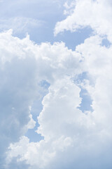 blue sky with clouds