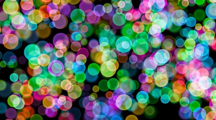 Abstract light bokeh background vector illustration,funny,happy,holiday,rainbow bubble,Wallpaper.