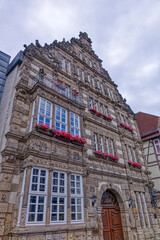 Fototapeta premium Historisches Haus des Rattenfängers in Hameln