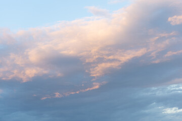 Sunset sky for background or sunrise sky and cloud at morning.