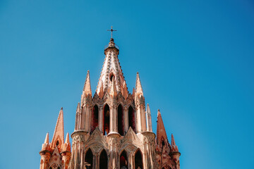 Naklejka premium Church of San Miguel de Allende