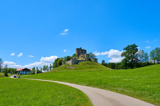 Sulzberg Castle Ruins near Kempten, Bavaria, Germany