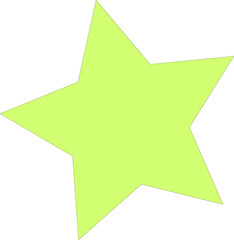Star illustration on a white background