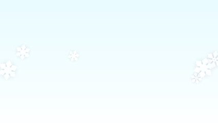 Fototapeta premium Christmas Vector Background with Falling Snowflakes. Isolated on Red Background. Realistic Snow Sparkle Pattern. Snowfall Overlay Print. Winter Sky. Papercut Snowflakes.