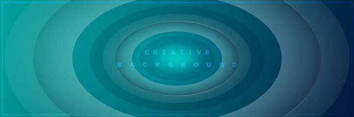 Modern abstract blue gradient banner background design