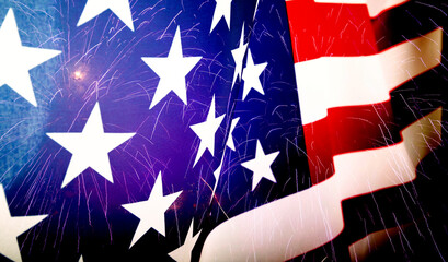 Fototapeta premium Celebrating Independence Day