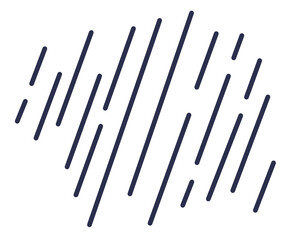 Hand drawing line parallel graphic hip art abstract element