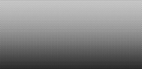 Fototapeta premium Halftone dotted gradient abstract background. Vector black and white overlay grunge texture