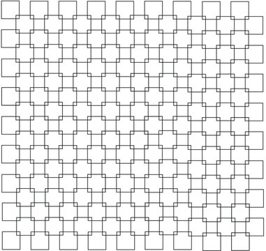 Vector hopscotch pattern, seamless pattern thin line. Seamless pattern. Modern stylish texture with monochrome trellis.