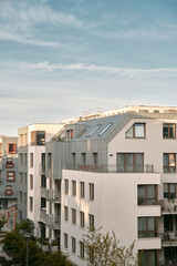 Obraz premium Modern apartment houses neighborhood.