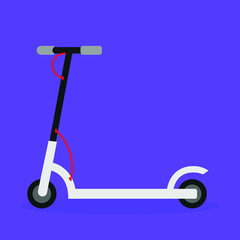 Children's two-wheeled scooter in the illustration