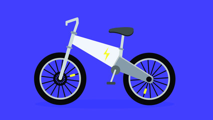 Children's two-wheeled bicycle in the illustration