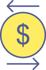 Obraz premium Unique Transcation Vector Icon