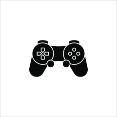 Minimal Gaming Symbol. Stream modern Games,Wireless Controller Icon, Vector illustration on white background