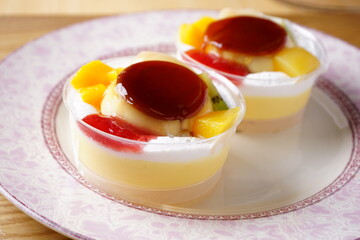 プリンアラモード