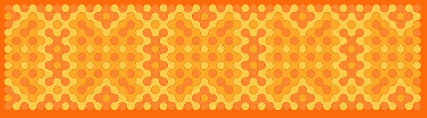 Multicolor truchet tiling connections illustration