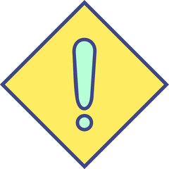 Caution Sign Vector Icon