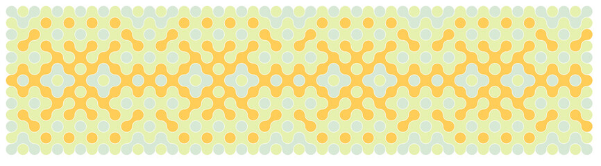 Multicolor truchet tiling connections illustration