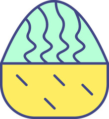 Cream Muffin Vector Icon