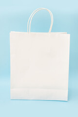 eco friendly white paper bag