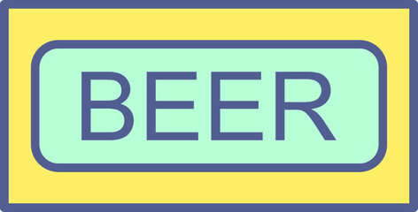 Unique Line filled Icon