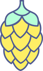 Unique Line filled Icon