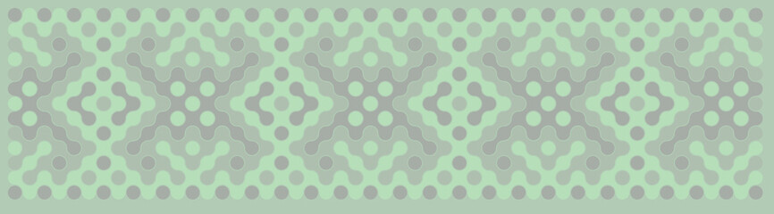 Multicolor truchet tiling connections illustration