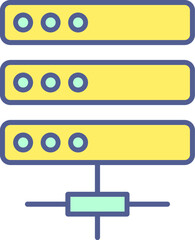 Obraz premium Unique Line filled Icon