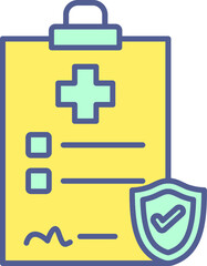 Unique Line filled Icon