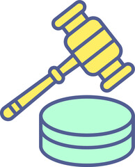 Unique Line filled Icon