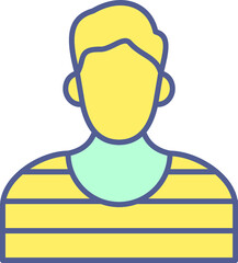 Unique Line filled Icon