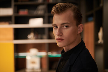 handsome well groomed man