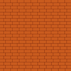 Brown Brick Wall Seamless Pattern