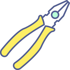 Unique Line filled Icon