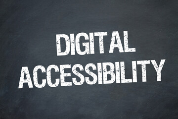 Fototapeta premium Digital accessibility