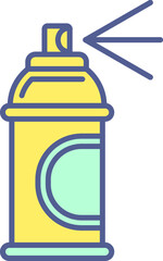 Unique Line Filled Icon