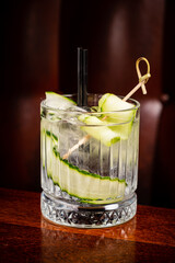 craft cocktail in the bar