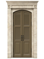 Fototapeta premium Entrance classic doors for the house