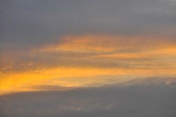 Obraz premium sunset over the clouds