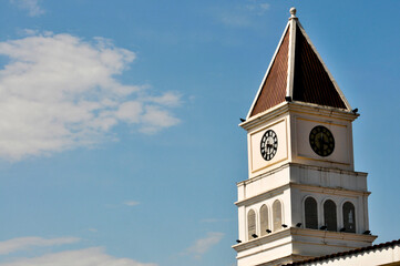 clock tower of the church