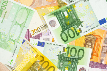 currency exchange, monetary unit of the European Union euro, monetary currency of the European...