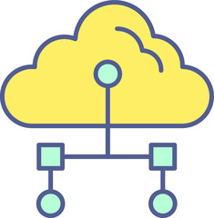 Unique Line Filled icon