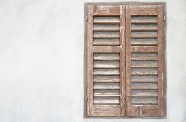 Weathered Slovenian Window Shutter Europe