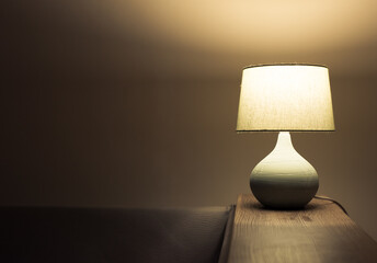 beautiful lamp in a room