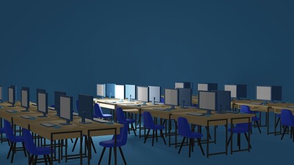 3D　PCデスク