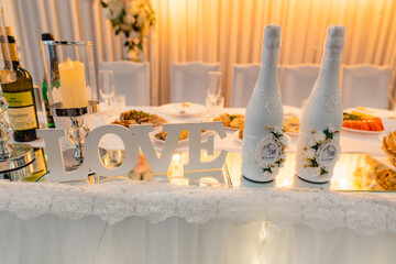 wedding table setting