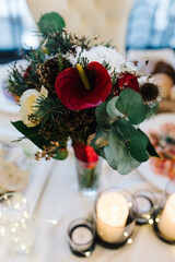 christmas table setting