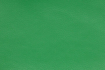 Background image - embossed texture of green artificial leather